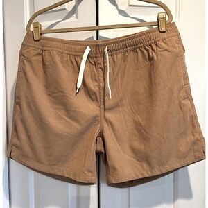 New ( No Tag) Simply Southern Corduroy Shorts  in Khaki Brown / Tan (Unisex XL)